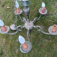 lampadario in ferro vintage 