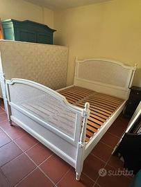 Letto matrimoniale shabby chic 160x200