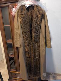 cappotto collo pelliccia 