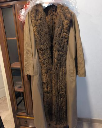 cappotto collo pelliccia 