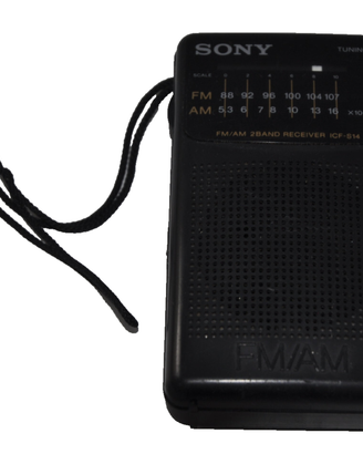 RADIO PORTATILE SONY ICF-S14" VINTAGE FUNZIONANTE