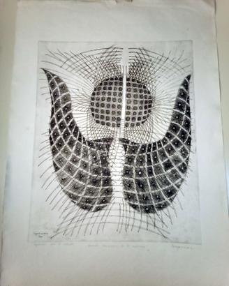 Acquaforte Miodrag Nagorni - Prova d'Autore Parigi