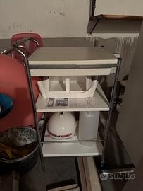 Carrellino porta oggetti cucina