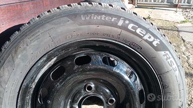 Cerchi ferro con termiche 14  ford fiesta