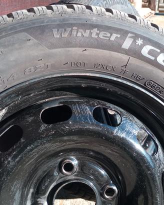 Cerchi ferro con termiche 14  ford fiesta