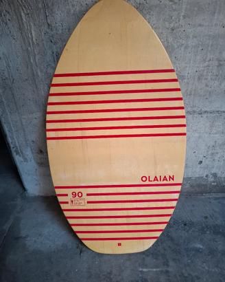 Tavola da Skimboard in legno.