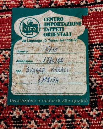 Tappeto orientale Bukara Karali