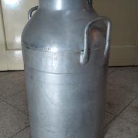 Contenitore/vaso latte in alluminio vintage