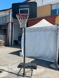 Canestro da basket autoportante regolabile