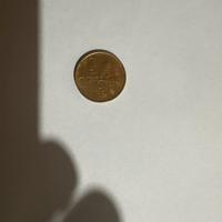 Moneta da venti lire del 1980 con retro rovesciato