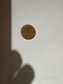 Moneta da venti lire del 1980 con retro rovesciato