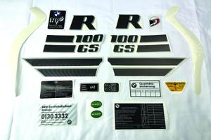 Adesivi BMW R 100 GS 1991 - 93 modello rosso