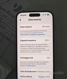 Apple Iphone 16 verde 128gb NUOVO green teal