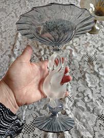 Alzatina in vetro di murano 