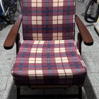 Sedia a sdraio in legno