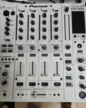 mixer Pioneer DJM 800 skin bianca