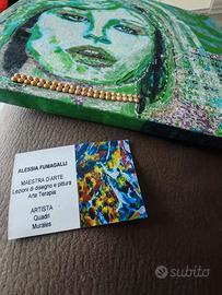raffaella carrá quadro mostra Ariston 