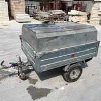 Carrello coperto da rimorchio - Incluso gancio