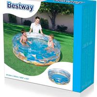 Bestway - Colore Trasparente, 150x150x53 CM