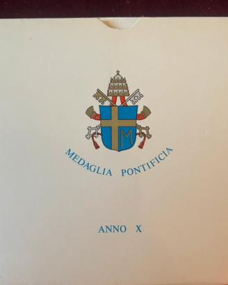 MEDAGLIA PONTIFICIA 1988 BRONZO