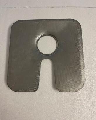 Piastra filtro in acciaio inox per lavastoviglie