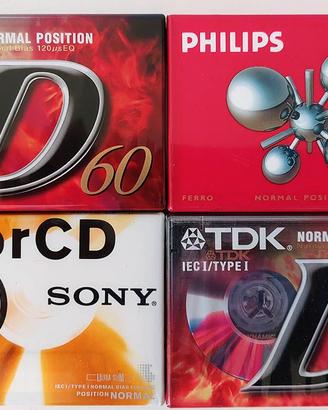 Cassette audio MC TDK SONY PHILIPS