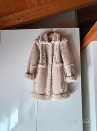 Cappotto Montone Orsay  Beige con Ecopelliccia