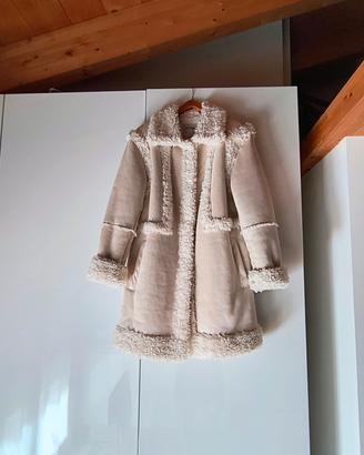 Cappotto Montone Orsay  Beige con Ecopelliccia