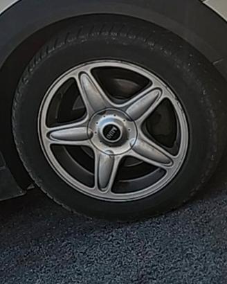 4 CERCHI DA 16"  MINI R50 R53 R56 + GOMME 195