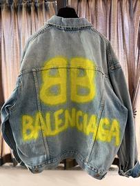 Giubbotto denim balenciaga over