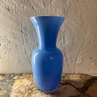 Vaso Blu/viola In Vetro.