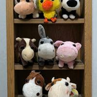 Peluche animali della fattoria