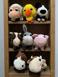 Peluche animali della fattoria