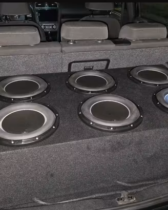 6 subwoofer da 10" JL 10W6v3 ANCHE SEPARATAMENTE 