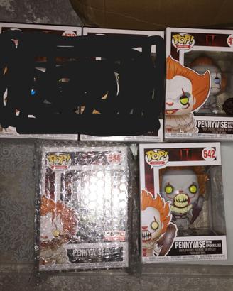 3 Funko Pop PENNYWISE IT Stephen King