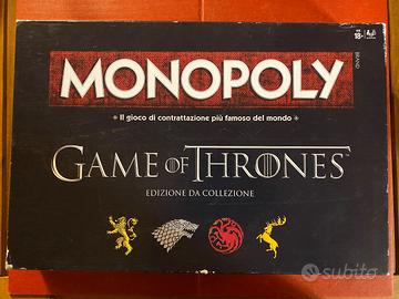 Monopoly game of thrones mai usato completo gioco