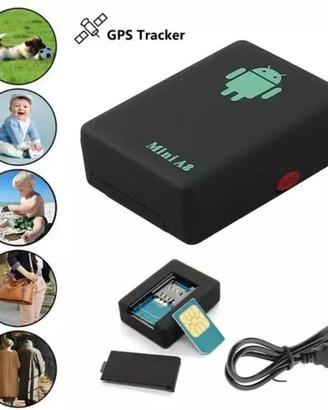 MINI GPS CON SIM TRACKER LOCALIZZATORE SATELLITARE
