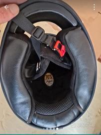 Casco per moto vintage, fatto a mano