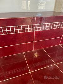 Ceramiche laccate bordeaux