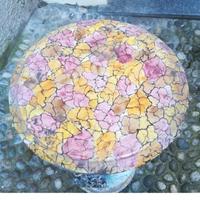 tavolino a colonna in porcellana