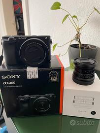 Sony Alpha 6400A +kit 16-50 OSS II, TTArtisan 25mm