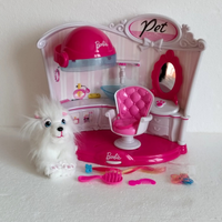Pet Saloon casa bambola Barbie Mattel set gioco