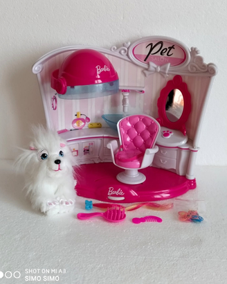 Pet Saloon casa bambola Barbie Mattel set gioco