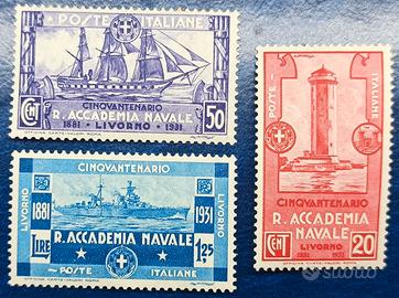 REGNO 1931  50º ann regia accademia navale Livorno