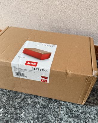 Portapane Alessi Mattina Design Big-Game Rosso
