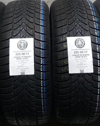 4 GOMME 225 50 17 DUNLOP A63903