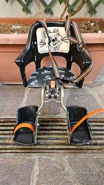 seggiolino bimbo da bicicletta montaggio anteriore