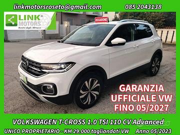 VOLKSWAGEN T-Cross 1.0 TSI 110 CV Advanced COME