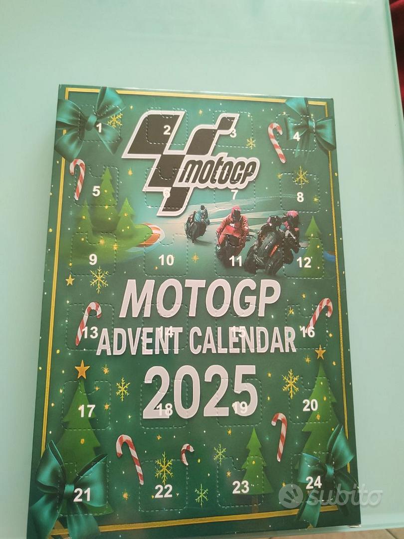 Calendario Avvento Moto 2025 | 24 Giorni Con Decorazioni Acriliche 2D | Regalo Per Motociclisti E Appassionati