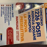 Manuale la prova preselettiva per Agenzia Dogane